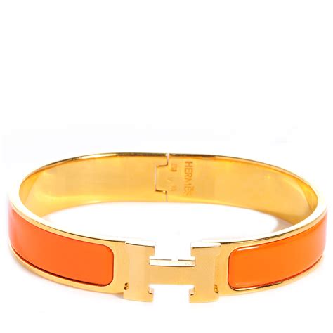 hermes bracelet narrow clic clac h enamel pm|Hermes h bracelets.